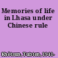 Memories of life in Lhasa under Chinese rule