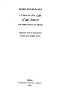 Crisis in the life of an actress : and other essays on drama /