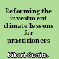 Reforming the investment climate lessons for practitioners /