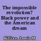 The impossible revolution? Black power and the American dream