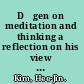 Dōgen on meditation and thinking a reflection on his view of Zen /