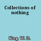 Collections of nothing