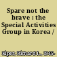 Spare not the brave : the Special Activities Group in Korea /