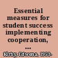 Essential measures for student success implementing cooperation, collaboration, and coordination between schools and parents /