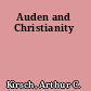 Auden and Christianity