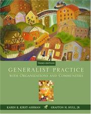 Generalist practice with organizations & communities /