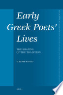 Early Greek poets' lives the shaping of the tradition /