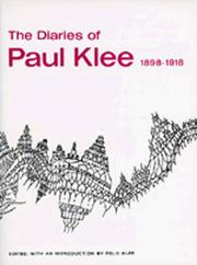 The diaries of Paul Klee, 1898-1918 /