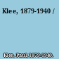 Klee, 1879-1940 /