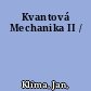 Kvantová Mechanika II /