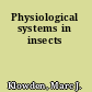 Physiological systems in insects