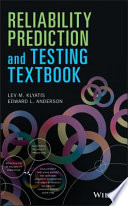 Reliability prediction and testing textbook /