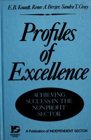 Profiles of excellence : achieving success in the nonprofit sector /