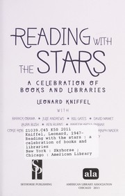 Reading with the stars : a celebration of books and libraries /