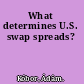 What determines U.S. swap spreads?