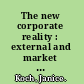 The new corporate reality : external and market considerations /