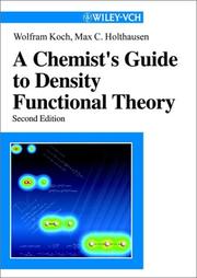 A chemist's guide to density functional theory /