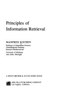 Principles of information retrieval.