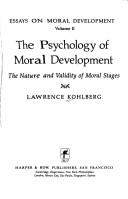 The psychology of moral development : the nature and validity of moral stages /