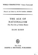 The age of nationalism : the first era of global history /