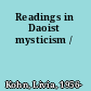 Readings in Daoist mysticism /