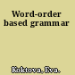 Word-order based grammar