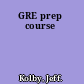 GRE prep course