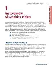 Graphics tablet solutions /