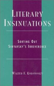 Literary insinuations : sorting out Sinyavsky's irreverence /