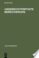 Ungerechtfertigte Bereicherung /