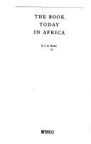The book today in Africa /