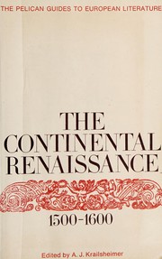 The continental Renaissance, 1500-1600 /