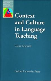 Context and culture in language teaching /