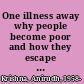One illness away why people become poor and how they escape poverty /