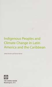 Indigenous peoples and climate change in Latin America and the Caribbean /