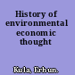 History of environmental economic thought