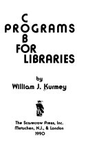 COBOL programs for libraries /