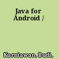 Java for Android /