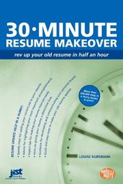 30-minute résumé makeover : rev up your résumé in half an hour /