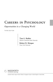 Careers in psychology : opportunities in a changing world /