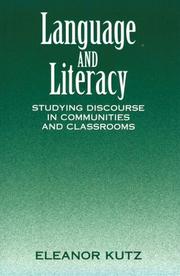 Language and literacy : studying discourse in communities and classrooms /