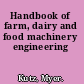 Handbook of farm, dairy and food machinery engineering