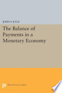 The balance of payments in a monetary economy /