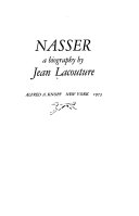 Nasser : a biography /