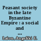 Peasant society in the late Byzantine Empire : a social and demographic study /