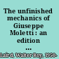 The unfinished mechanics of Giuseppe Moletti : an edition and English translation of his Dialogue on mechanics (1576) /