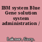 IBM system Blue Gene solution system administration /