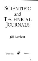 Scientific and technical journals /