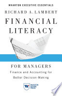 Financial literacy for managers : finance and accounting for better decision-making /
