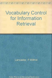 Vocabulary control for information retrieval /